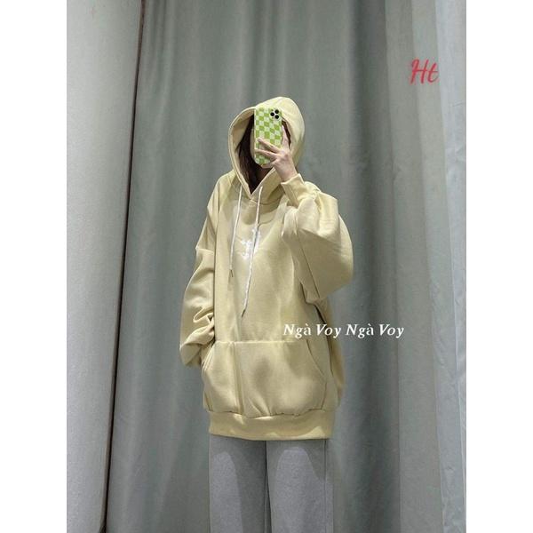 Áo hoodie Cotton chữ FR H2A