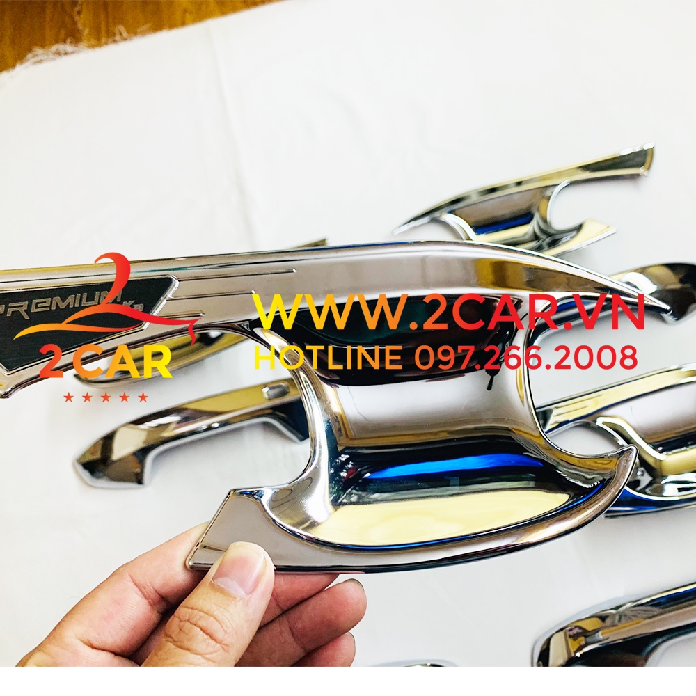 Ốp tay nắm, hõm cửa xe Kia K3 2021-2022 mạ crom cao cấp
