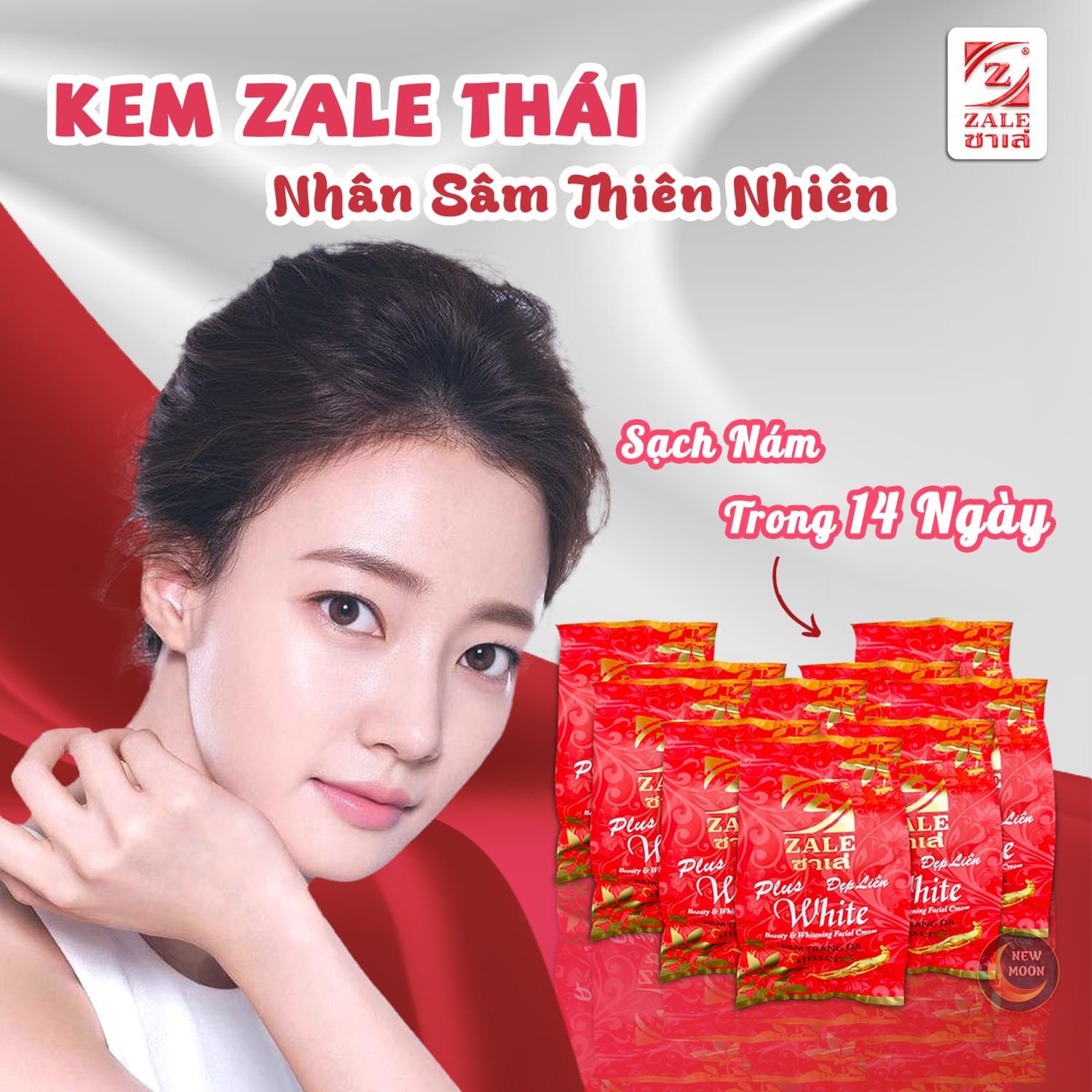 ZALE - KEM DƯỠNG TRẮNG DA ZALE NHÂN SÂM 6G - THÙNG 12 HÔP