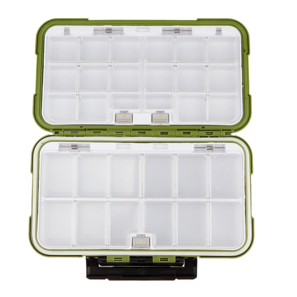 Premium Waterproof Plastic Fishing Hooks Lures Baits Tackle Storage Organizer Box Case - C Type