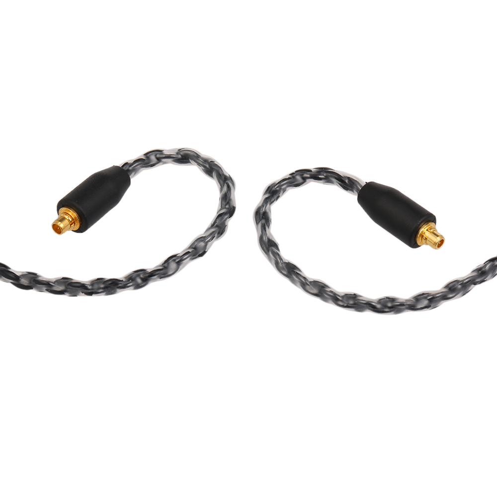 Đầu nối MMCX Thay thế Cáp tai nghe 3.5mm Có thể tháo rời Dây điều khiển trong dòng với Mic cho Shure