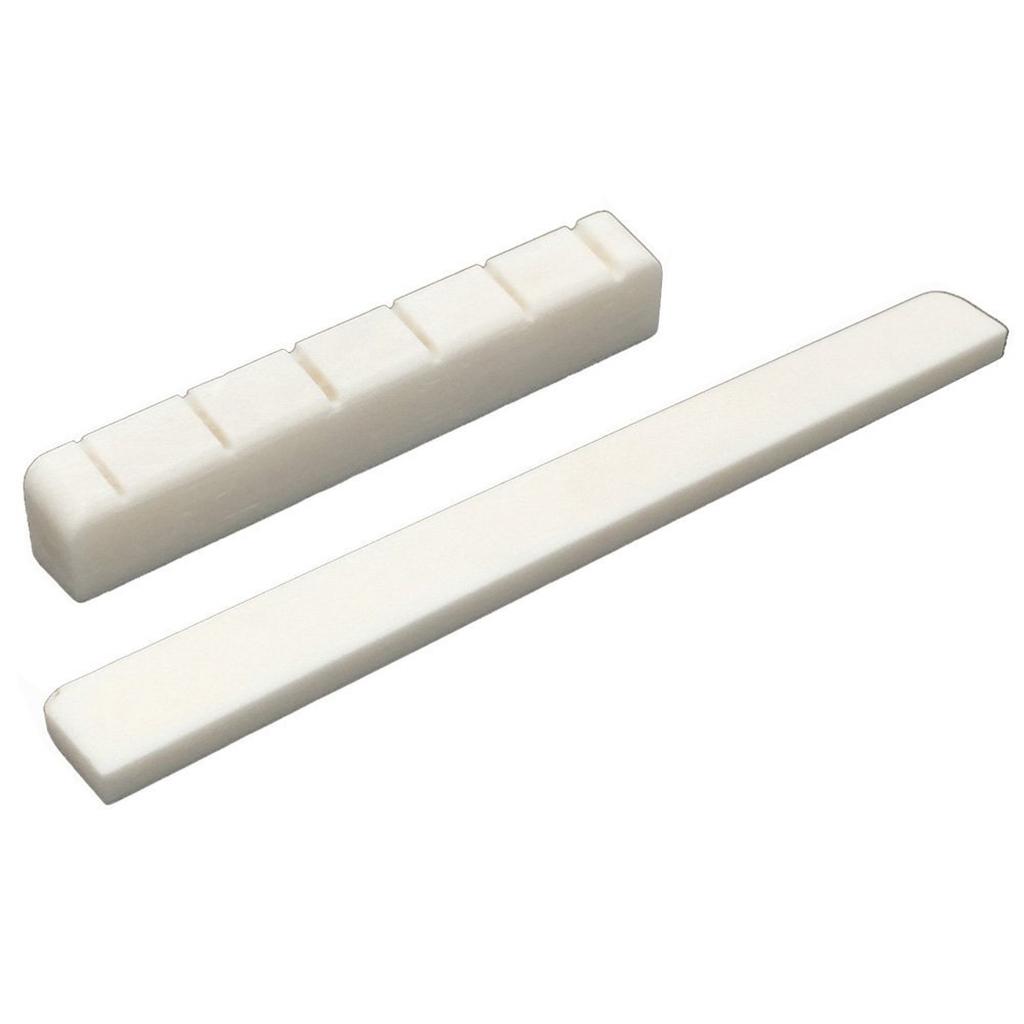 Rosewood Bridge+White Bone Slotted Saddle Nut for Classical Guitar Accessory