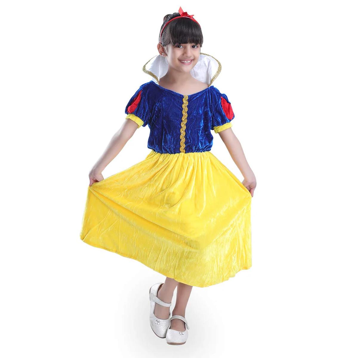 Bộ Váy Nàng Bạch Tuyết - Hóa Trang Halloween Bé Gái - Size S - Nuan Nuan XF6917