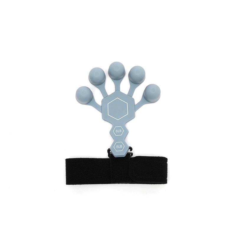 Mới mới Silicone Finger Gripper Guitar Finger Pritsiser Tay phục hồi Hỗ trợ bắn súng bóng rổ tăng cường Color: Black