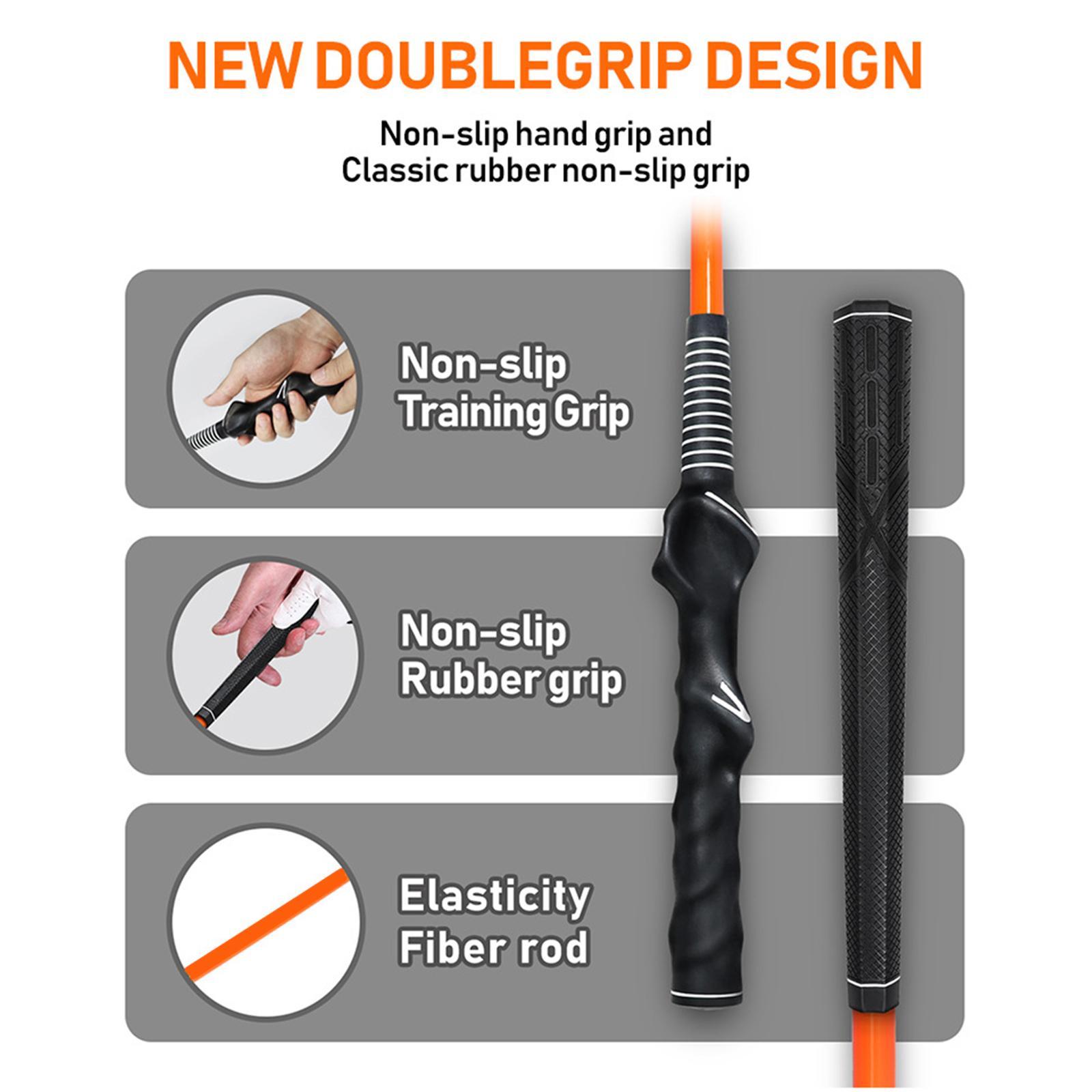 Golf Swing Trainer Nonslip Grip Lightweight Golf Warm up Stick for Beginners