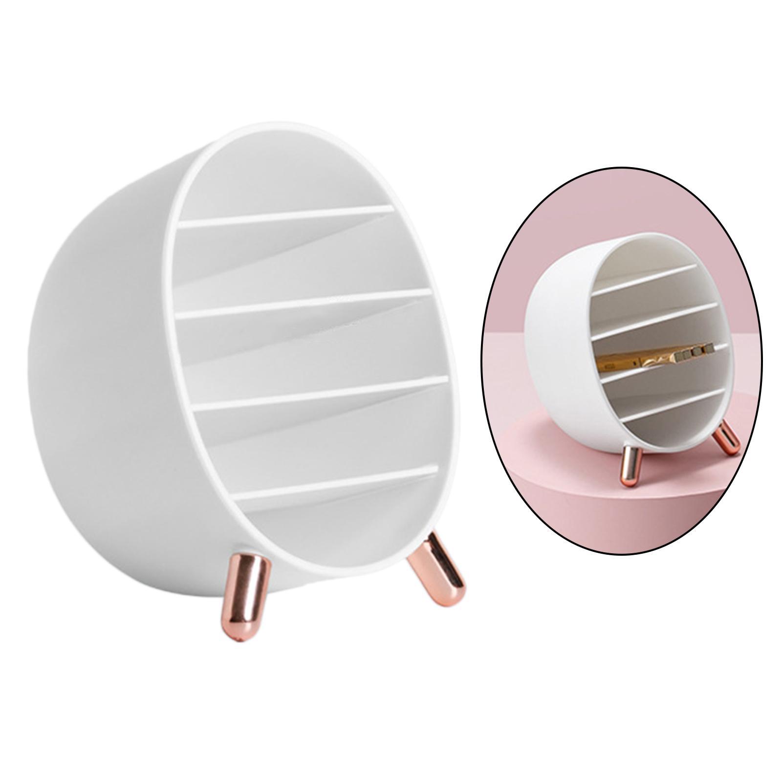 Cosmetic Makeup Accessories Organiser Makeup Jewelry Display Box White