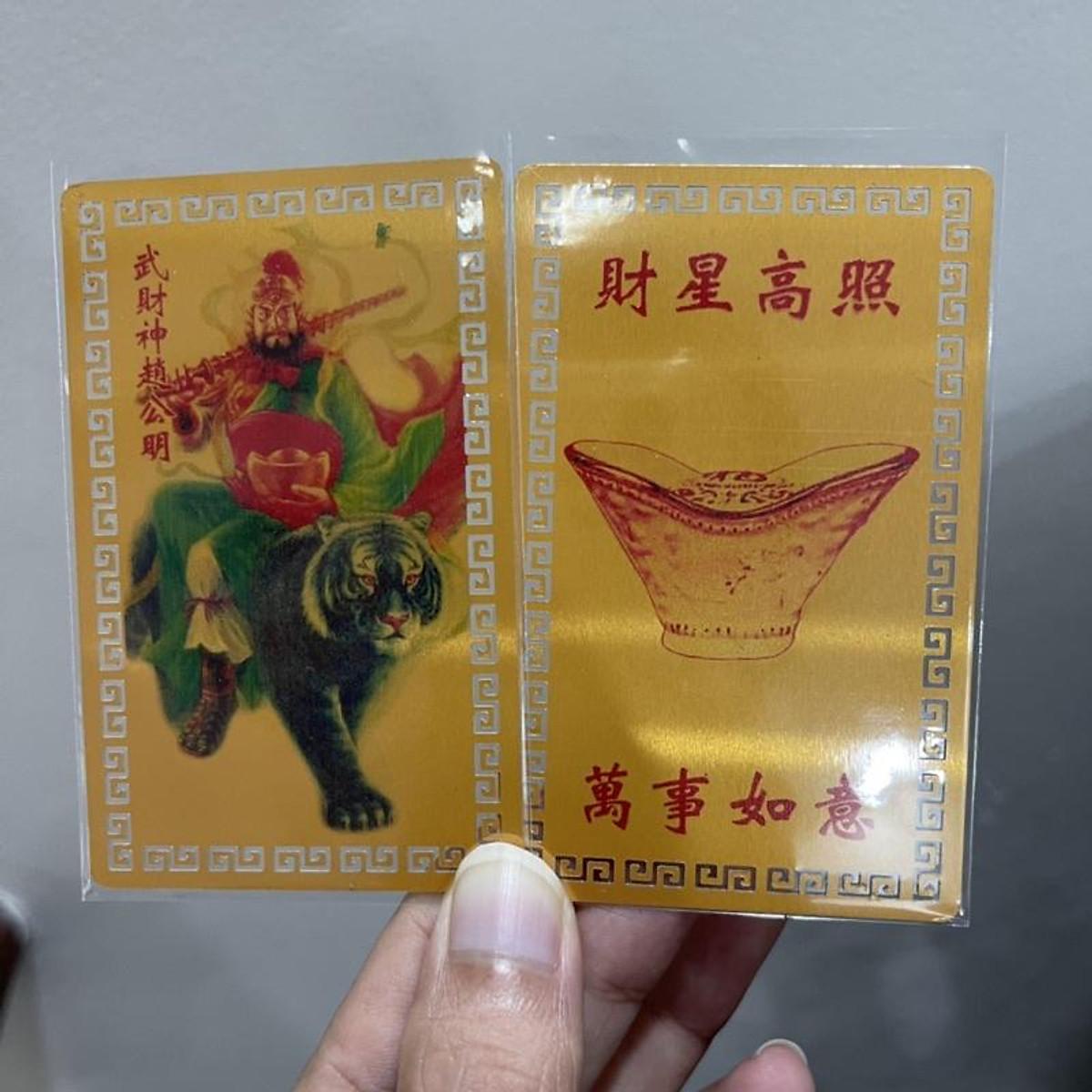 Kim Bài Thần Tài Mặt Đen Triệu Công Minh