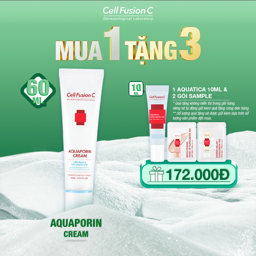 Kem Dưỡng Cấp Ẩm Và Làm Dịu Da Khẩn Cấp Cell Fusion C Aquaporin Cream