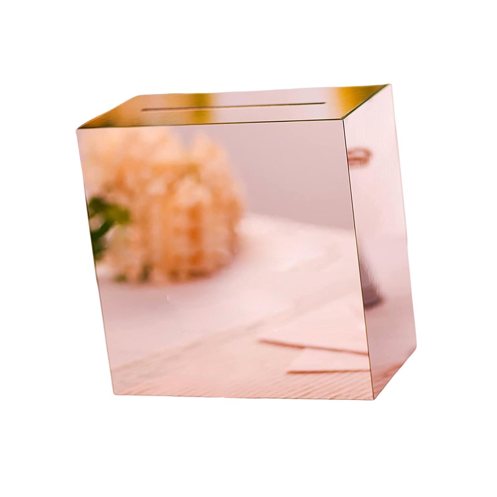 Box, Gift Box Holder, Elegant Centerpiece Money Box, Envelope Card box durable card Box for Ceremony Anniversary Bride, Birthday Graduation