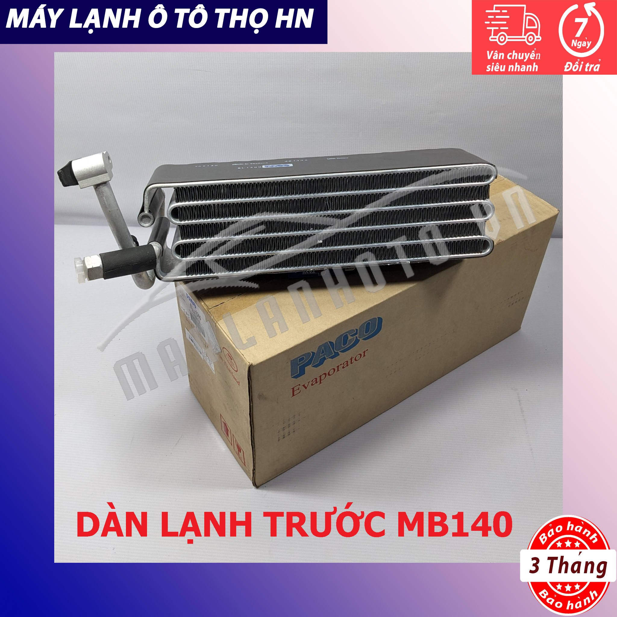 Dàn (giàn) lạnh Mercedes MB140 (giàn trước) Hàng xịn Thái Lan (hàng chính hãng nhập khẩu trực tiếp)