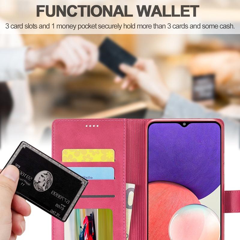 Ốp lưng điện thoại dạng ví lật dành cho Samsung Galaxy S21 FE S21 Ultra S21+ S20 FE 4G/5G S20 ULtra S20+ S10 plus