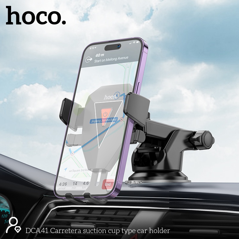 Giá đỡ điện thoại thông minh trên taplo, kính oto DCA41 - Hàng chính hãng