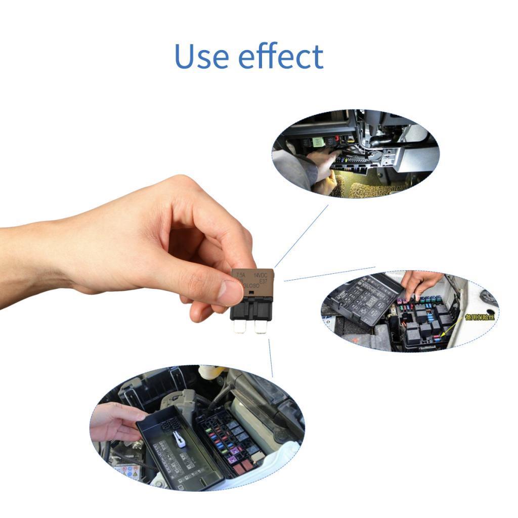 20A/15A/10A/7.5A Fuse Circuit Breaker Reset Function Fuse Housing