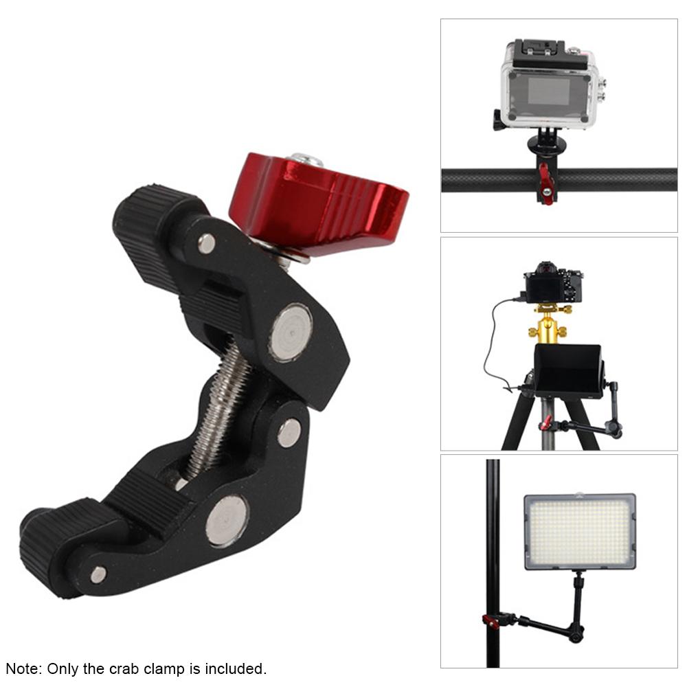 Kẹp cua tải trọng 2-5KG với Chủ đề 1 / 4in 3 / 8in cho đèn LED Speedlite giám sát trường
