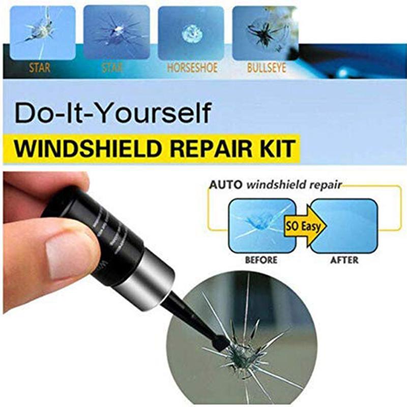 1 Bộ Sửa Chữa Vết Nứt Cửa Kính Xe Hơi Tiện Lợi