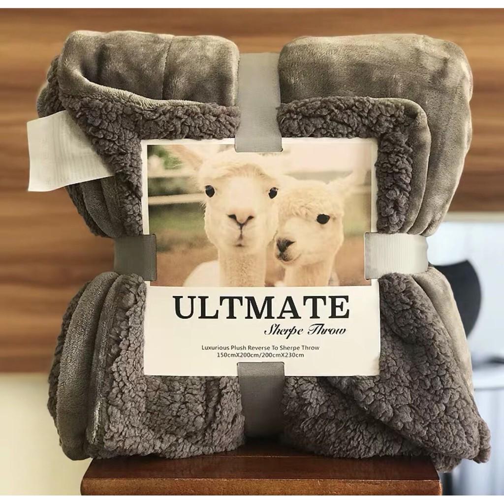 Chăn lông cừu Ultimate siêu mềm mịn hàng cao cấp - Ảnh thật do shop tự chụp