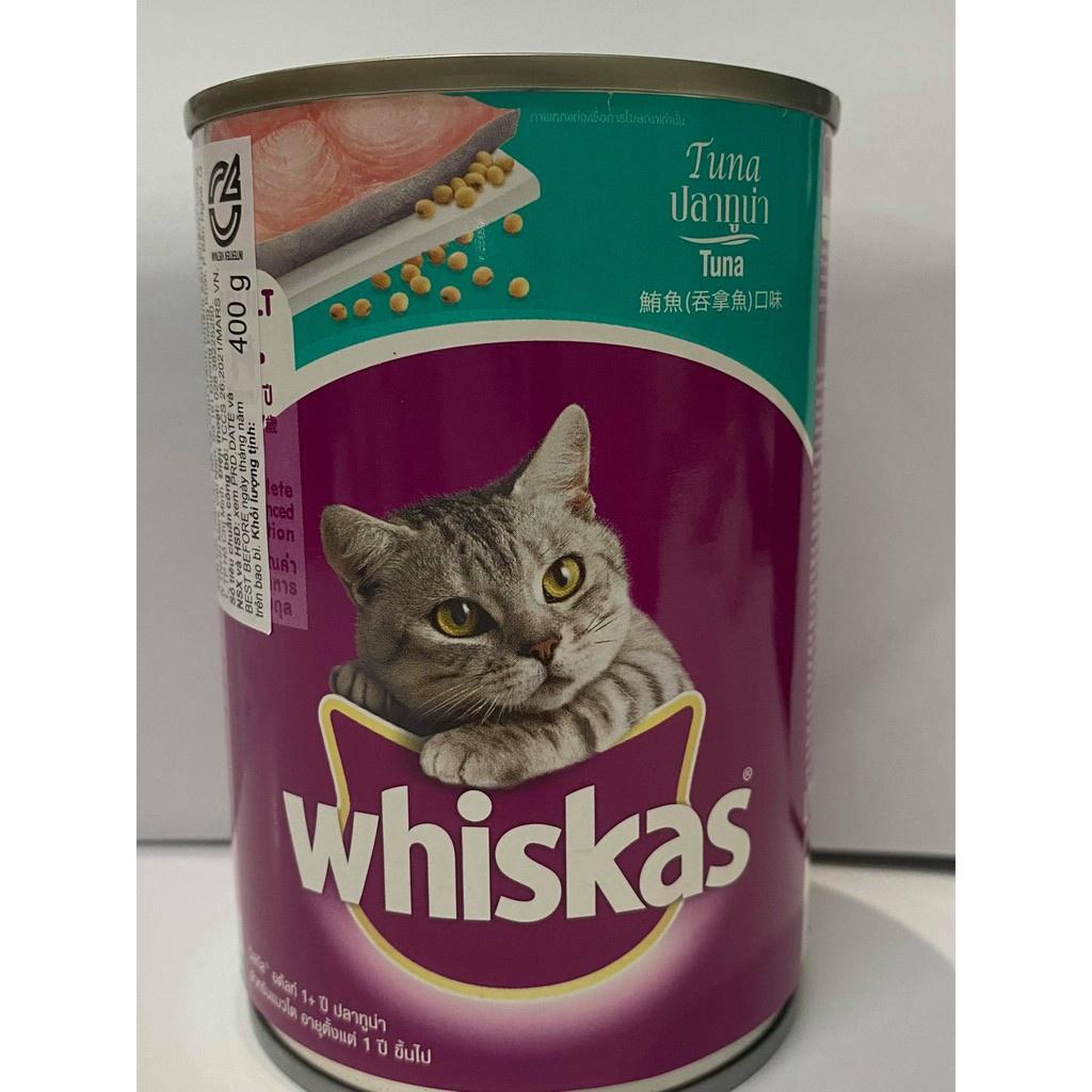 PATE WHISKAS VỊ CÁ LON 400G