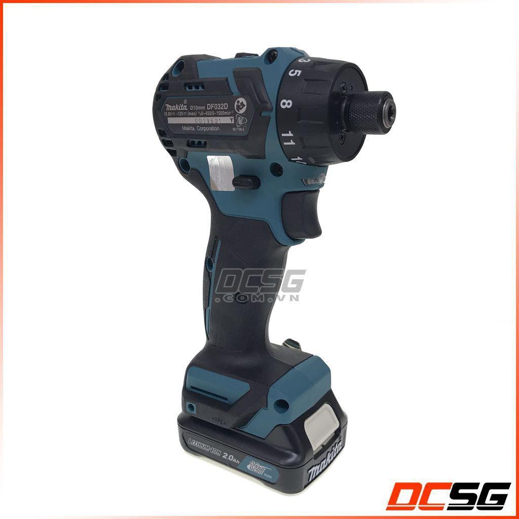 Máy khoan, vặn vít 10/28mm dùng pin 12Vmax Makita DF032DSAE
