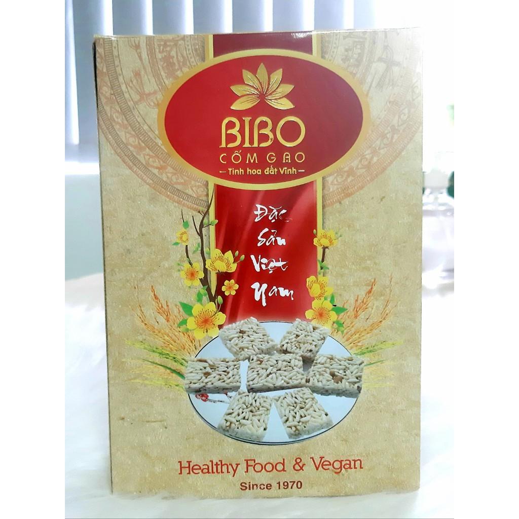 Combo 4 hộp cốm gạo thơm ngon từ gạo đặc sản ST trứ danh hiệu BIBO, làng nghề truyền thống 50 năm, sản phẩm thuần chay