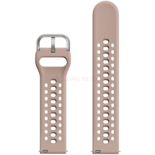 Dây đeo đồng hồ Amazfit Light Grey Sport Silicone Strap 22mm A2435S - Hàng chính hãng