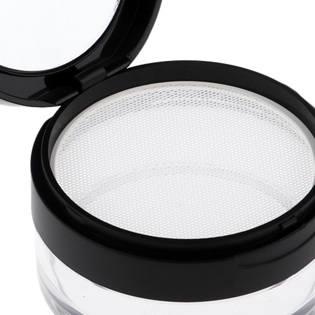 10G Empty DIY Makeup Loose Case Cosmetic Blush Container Black S