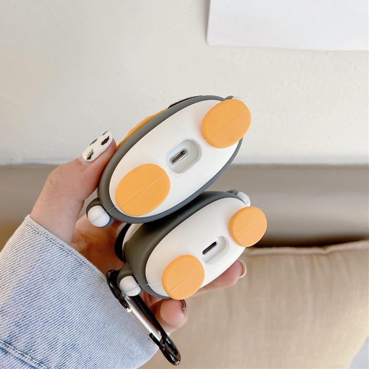 Bao Case cho Airpods 1/2/3/Pro RICH DUCK cực ngầu - Mã TZAP395