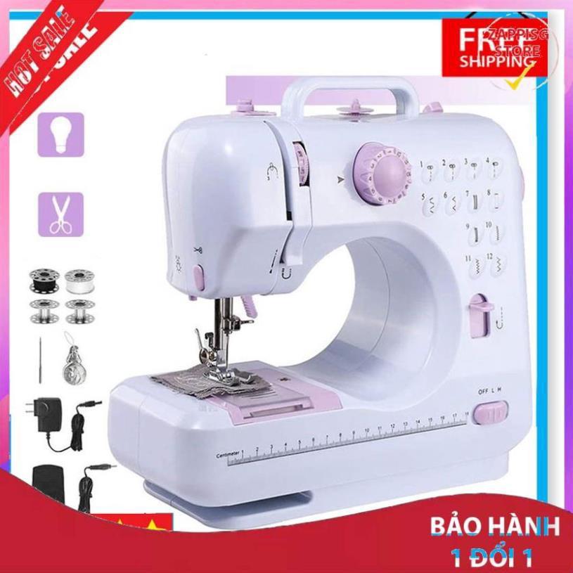 ️ Máy may mini gia đình FHSM 505A Cao Cấp, Phiên Bản Mới 12 Kiểu May- Lựa Chọn Hàng Đầu