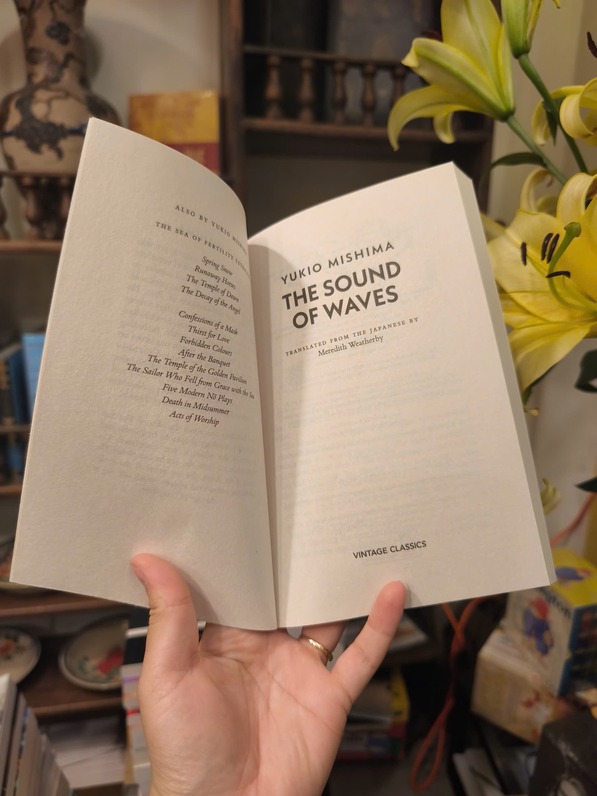 Sách - The Sound of Waves by Yukio Mishima | Classics / Japanese Literature / Ngoại văn Nhập khẩu