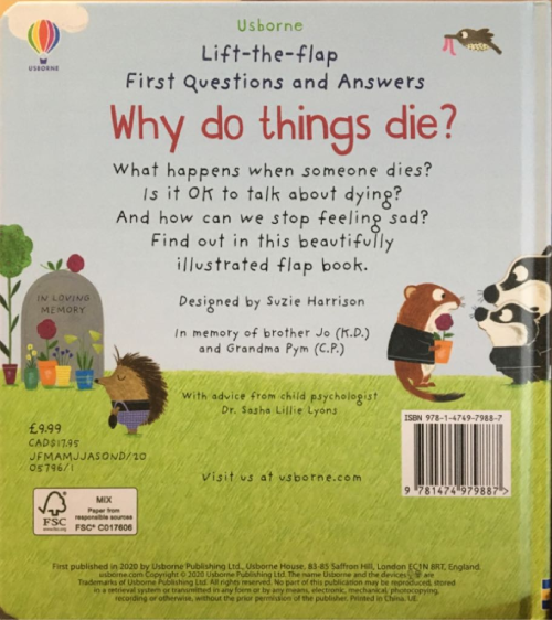 Sách tương tác tiếng Anh - LTF First Q&A Why do things die?