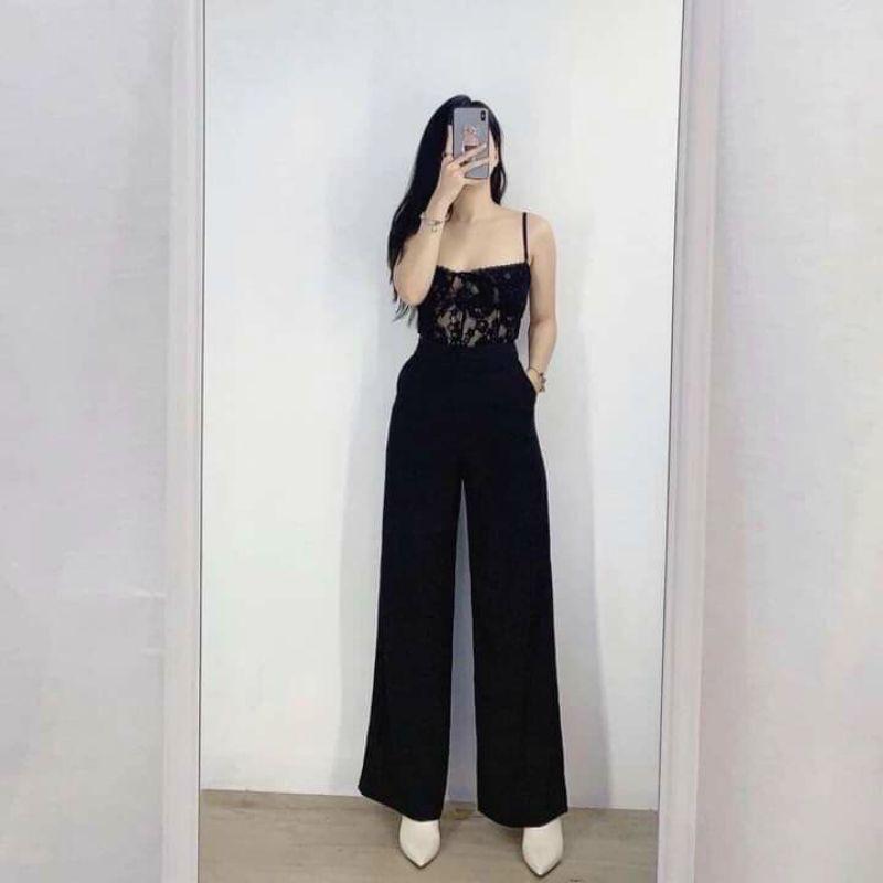 Quần ống suông siêu đẹp chất liệu cực mát