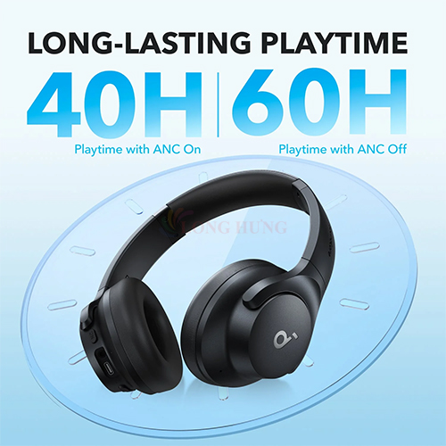 Tai nghe chụp tai Bluetooth Anker Soundcore Q20i A3004 - Hàng chính hãng