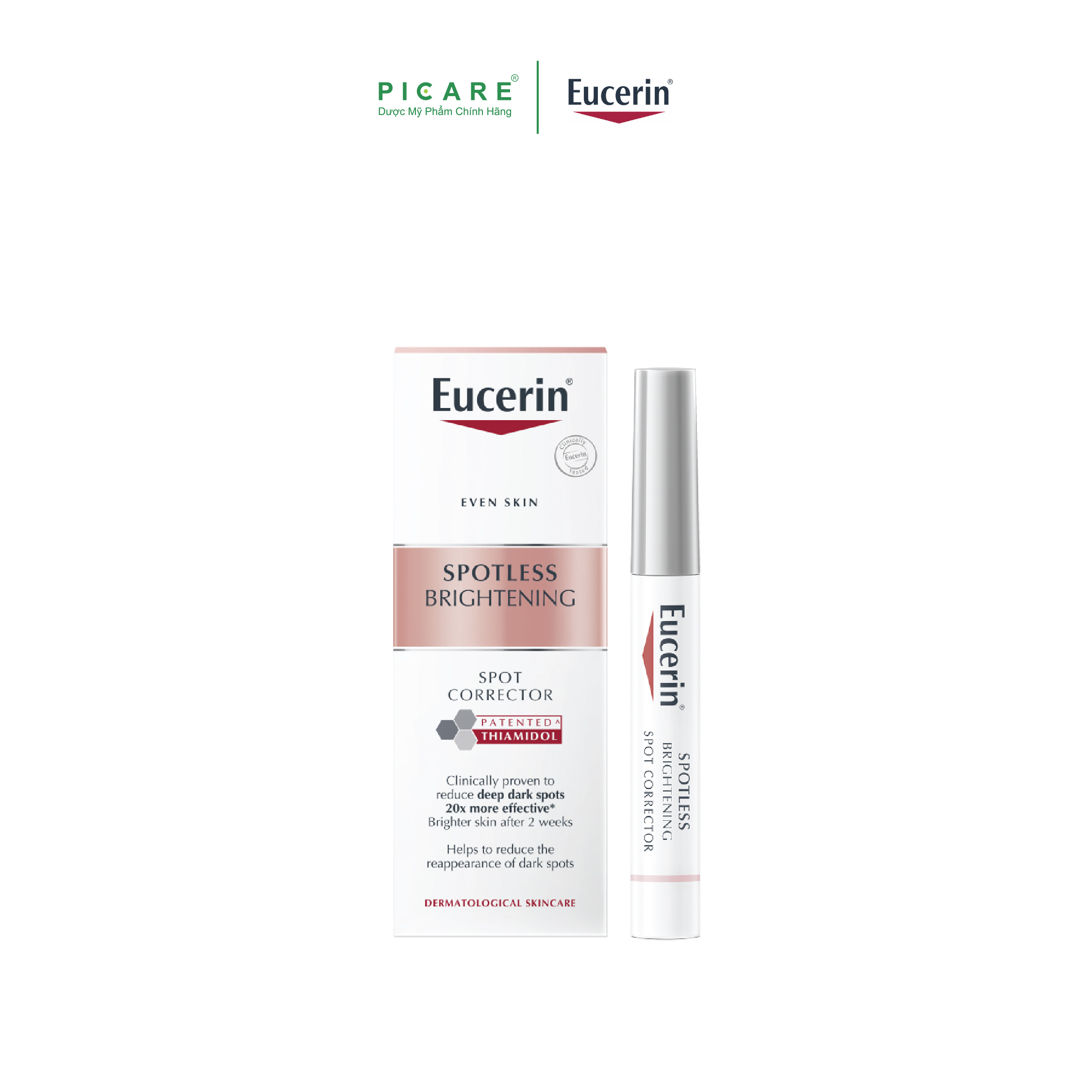 Kem dưỡng da giúp làm mờ vết thâm nám Eucerin Whitening UltraWHITE + Spotless Spot Corrector (5ml)