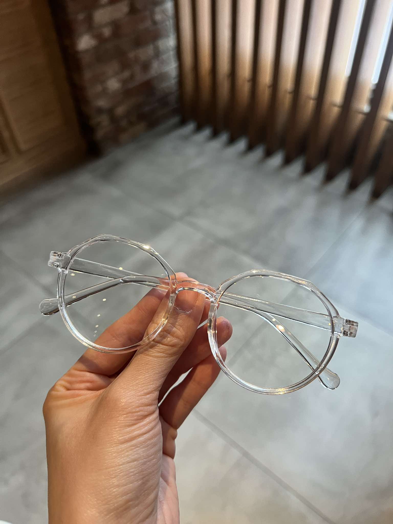 Kính Mắt tròn gọng nhựa dẻo nhẹ