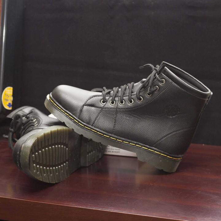 Giày Boot Nam Cao Cổ Màu Đen Đế Khâu Cực Chắc Chắn Và Phong Cách - M89(L)