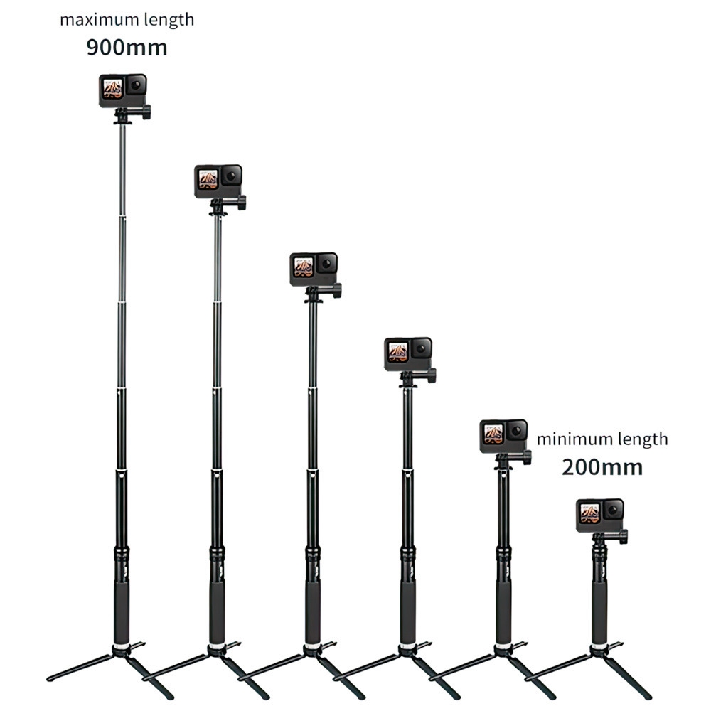 GẬY CHỤP HÌNH CHO GOPRO VÀ ACTION CAM TELESIN NEW 2023- HÀNG NHẬP KHẨU