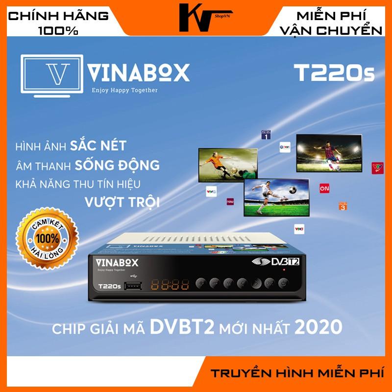 Đầu thu KTS DVB-T2 Vinabox T220S - hàng chính hãng