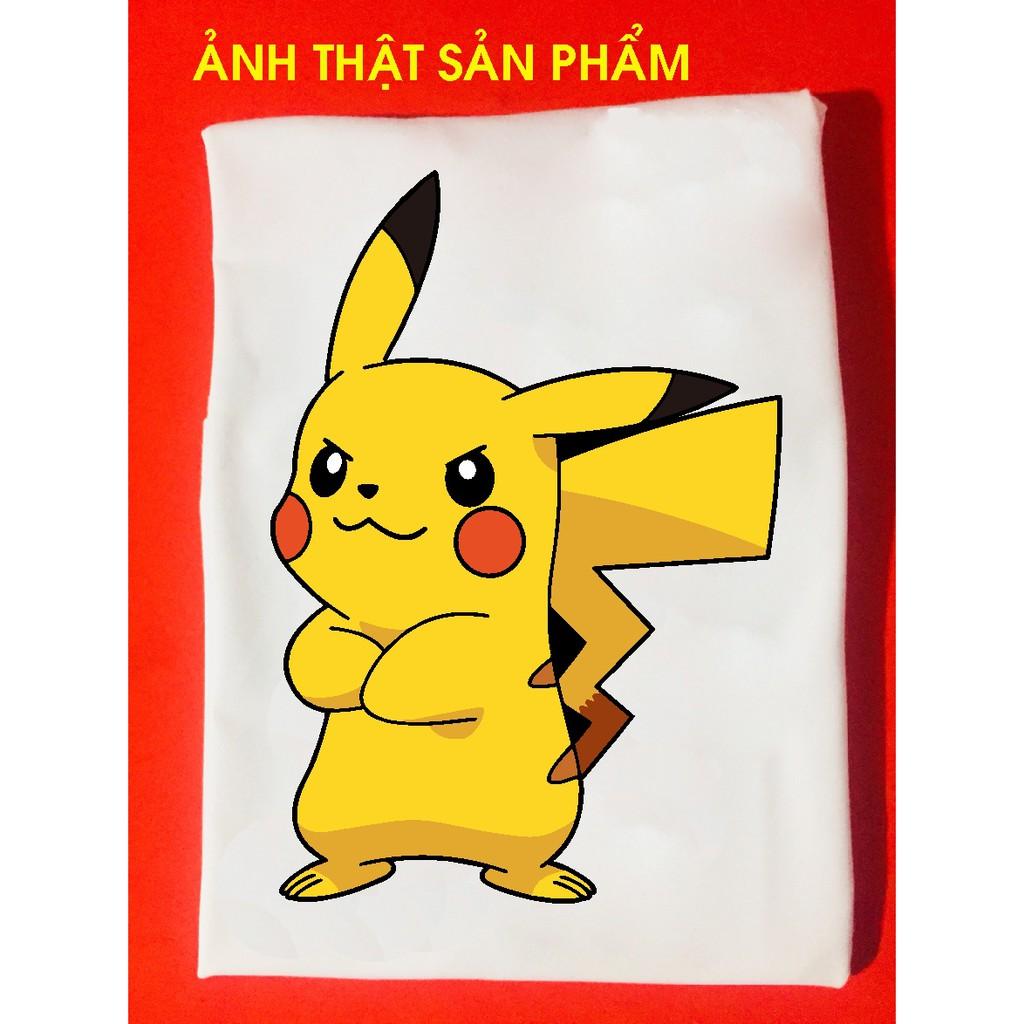 Áo thun pikachu 6, chất đẹp bao đổi trả