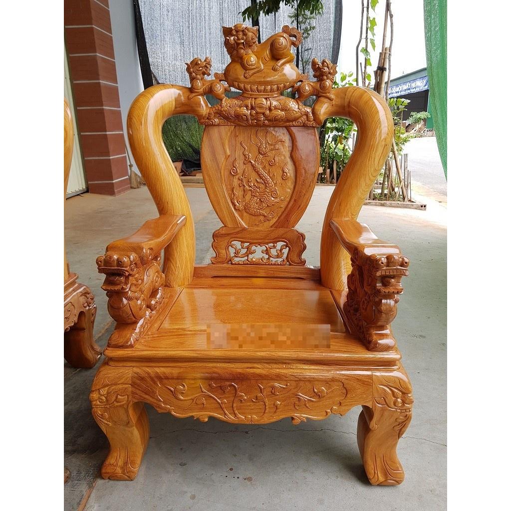 Bộ bàn ghế Nghê Bảo Đỉnh gỗ Gõ Đỏ