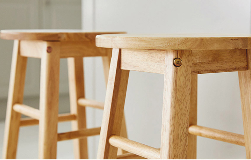 Ghế Bar Gỗ cao 74cm Bar Stool  TC205 - Gỗ Cao Su cao 74cm