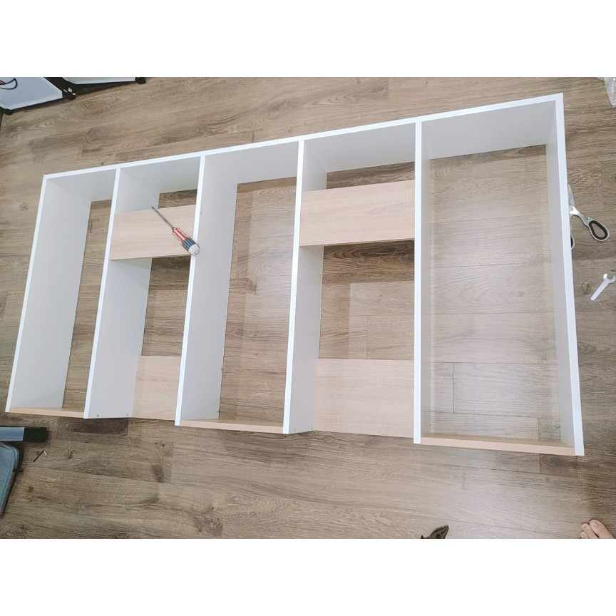 Kệ Sách Gỗ Simple 6F Thông Minh. GP105
