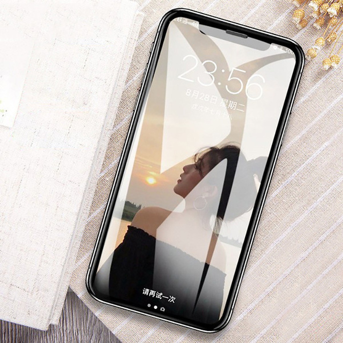 Bộ 2 Miếng dán kính cường lực Full 3D cho iPhone 11 Pro Max / iPhone Xs Max hiệu Baseus bảo vệ màng loa chống bụi - Hàng nhập khẩu