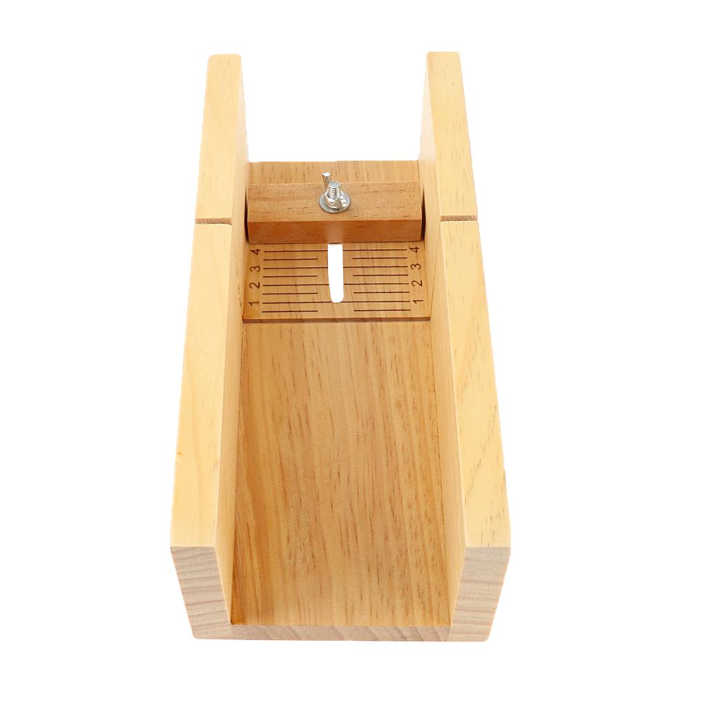 Precision Wooden Soap Loaf Mold Mould Cutter Box Trimming Making DIY Case