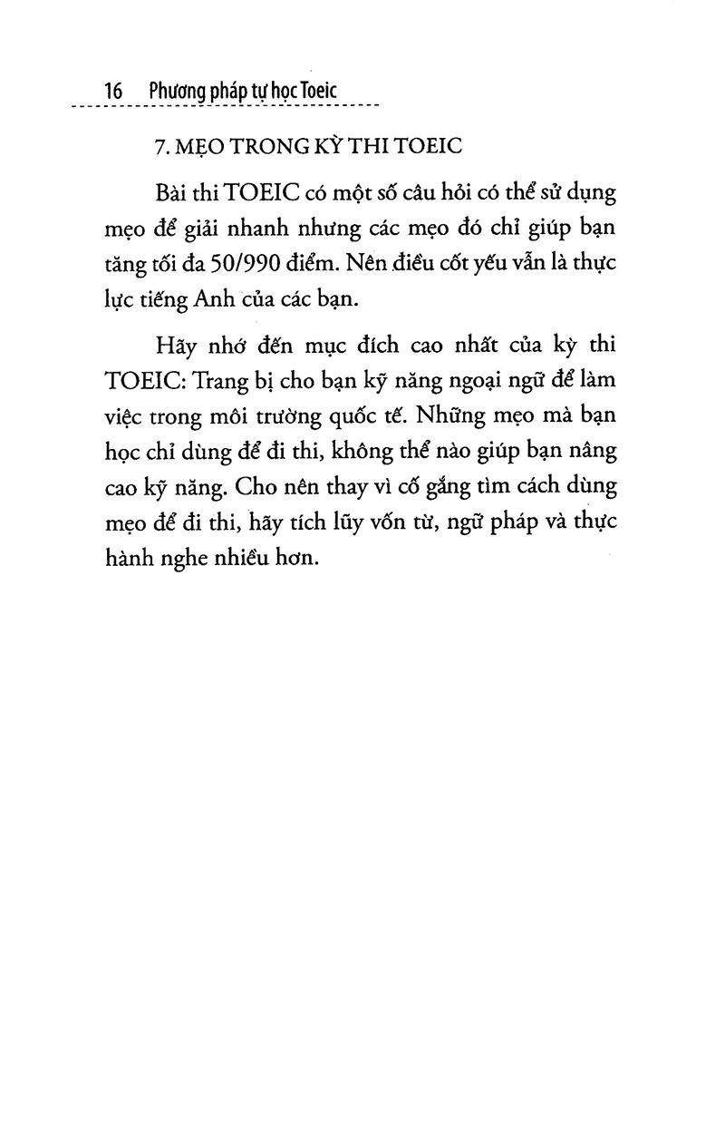 Phương Pháp Tự Học Toeic (Tái Bản)