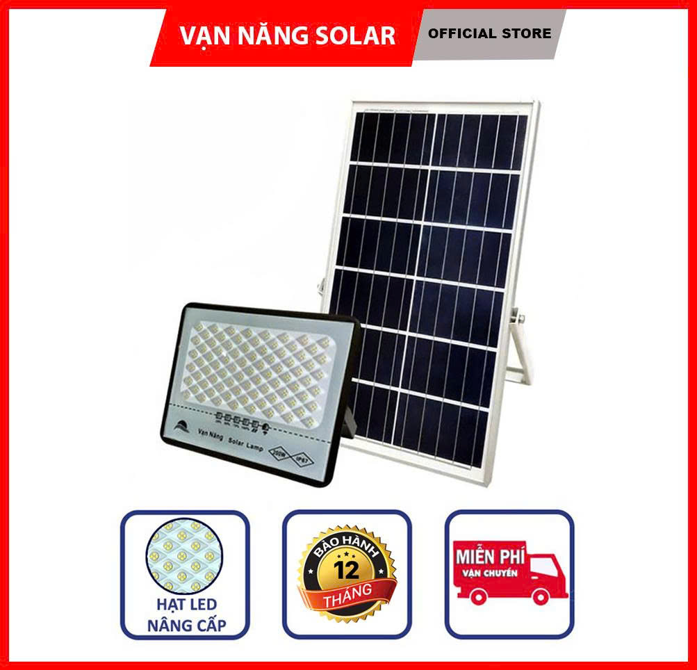 Đèn năng lượng mặt trời chống lóa Vạn Năng Solar 200w