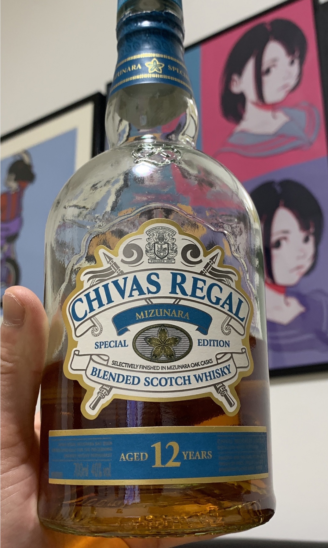 Rượu CHIVAS REGAL MIZUNARA 12 YEAR 700ml hàng nội địa Nhật Bản