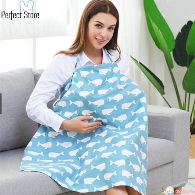 Khăn/ Áo choàng cho bé bú - hút sữa đa năng dành cho mẹ khi đi ra ngoài/ đi du lịch