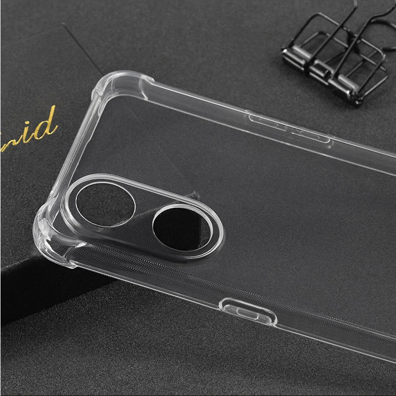 ỐP Dẻo Trong Chống Sốc Cho Oppo Reno8 T 5G Trong Suốt, 4 góc chống sốc, Khoeét Lỗ bảo vệ camera