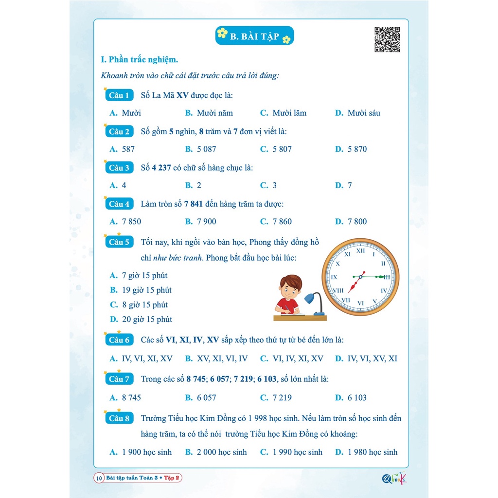 Sách - Combo Bài Tập Tuần và Đề Kiểm Tra Toán 3 - Học Kì 2 - Kết Nối Tri Thức Với Cuộc Sống