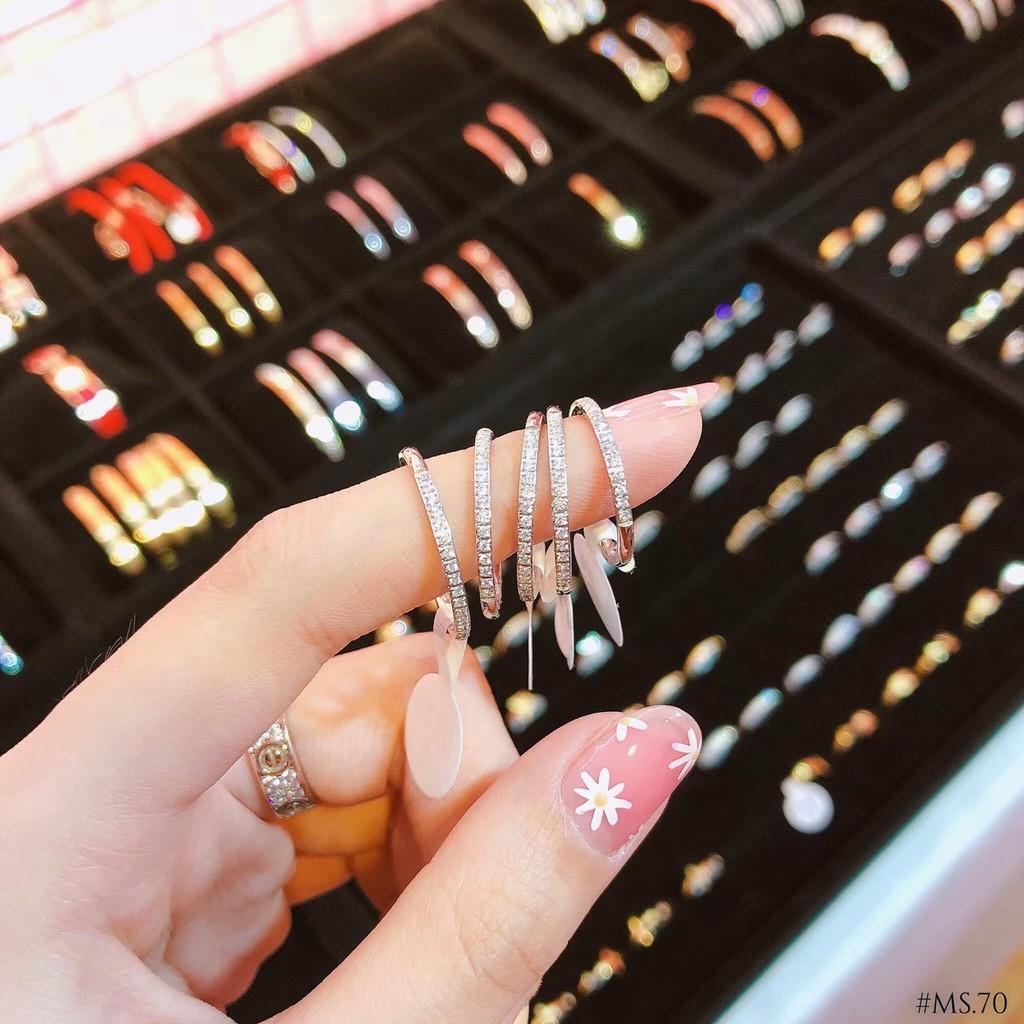 Nhẫn titan only one đá cubic không phai vĩnh viễn Nk27