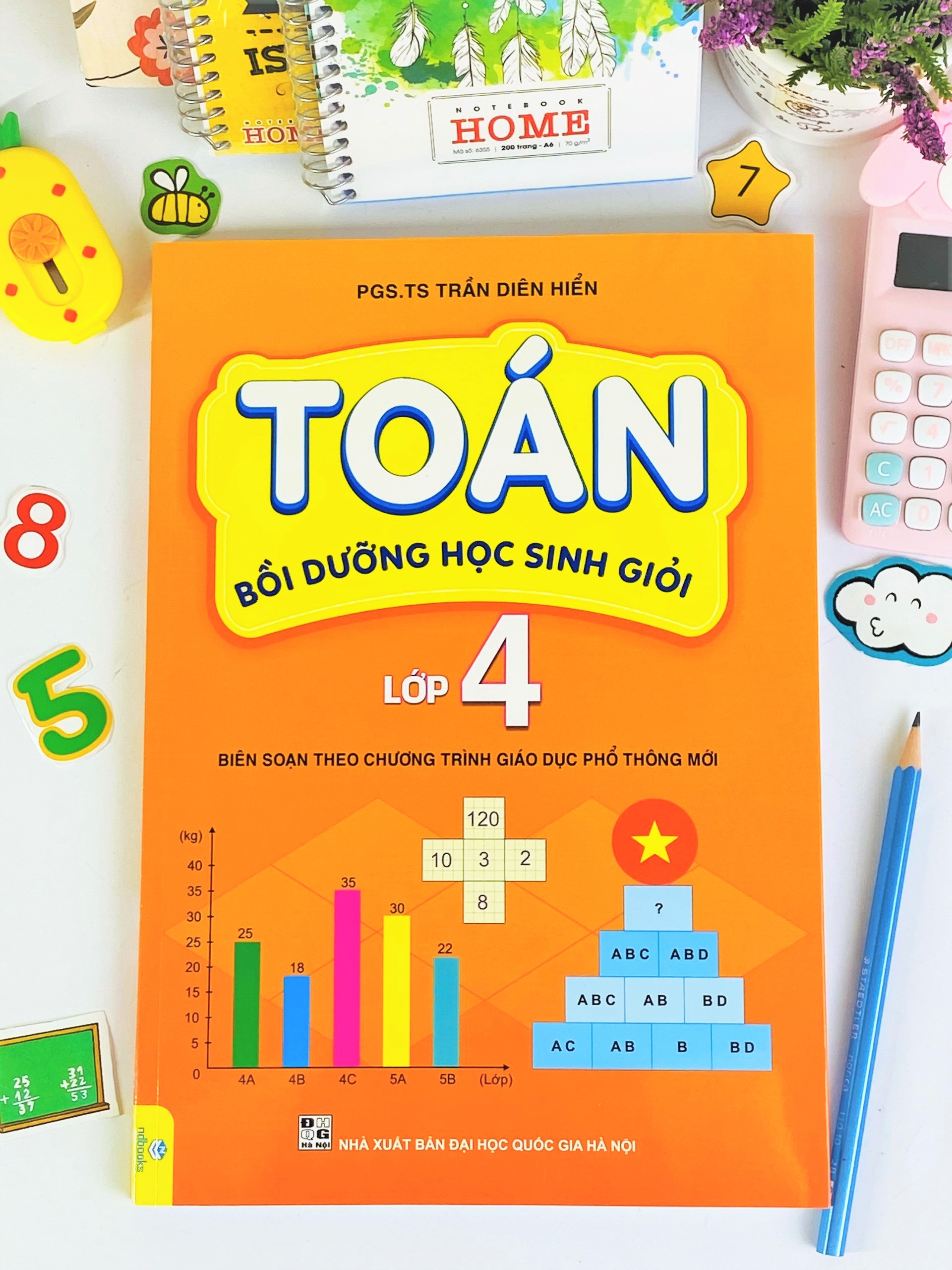 Sách - Toán Bồi Dưỡng Học Sinh Giỏi Lớp 4 - Biên soạn theo chương trình GDPT mới - ndbooks